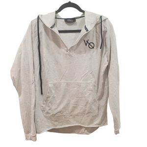 Vanquish Size Medium Cream Gray Sweatshirt Pullover Hoodie New condition